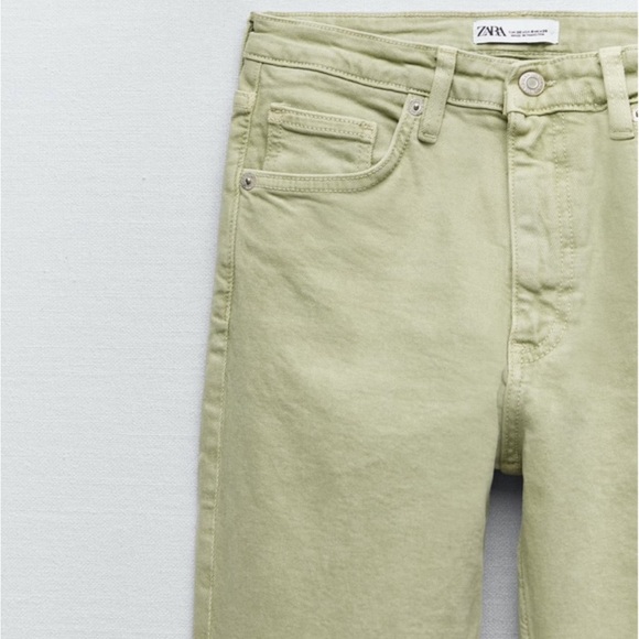 (#63) ZARA TRF Flare Cropped Jeans - Picture 4 of 5